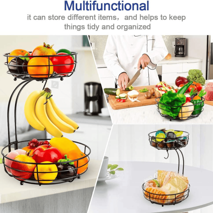 2-Tier Fruit Countertop